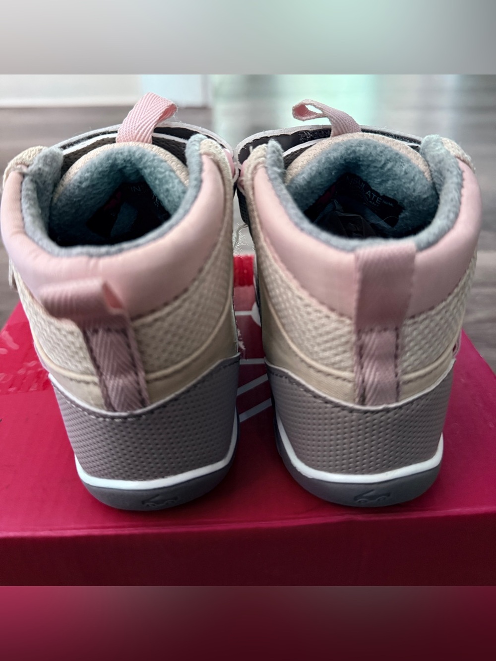 See Kai Run Atlas III Toddler Size 7 Beige Winter Boots Waterproof Insulated - Picture 6 of 7